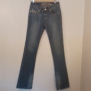 Wax Jean Women's Blue Boot Cut Jeans